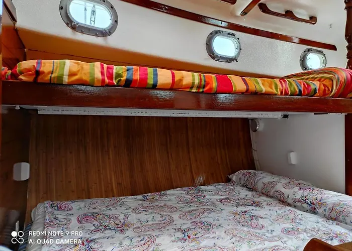 Spacious And Cozy Caribbean Boat In Barcelona With Tour Option Botel Sant Adria de Besos