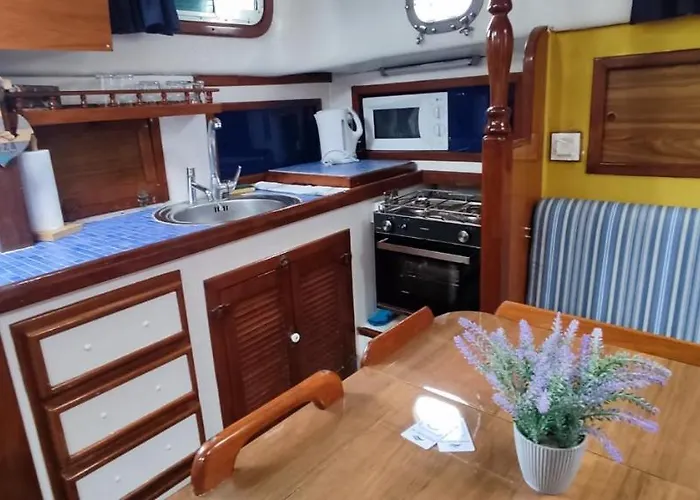 Botel Spacious And Cozy Caribbean Boat In Barcelona With Tour Option Sant Adria de Besos